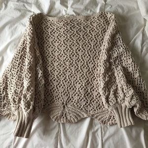 Jessica Simpson Crochet Sweater